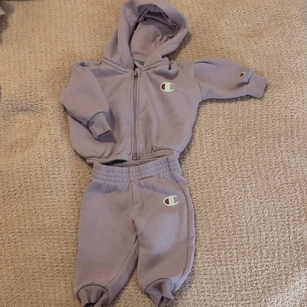 Champion Kids' Lavender Sweatpants Set